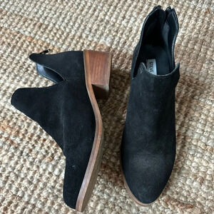 Steve Madden Raisie suede cutout bootie